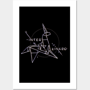 Interlinked Unicorn Posters and Art